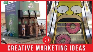 47 Creative Marketing and Guerilla Marketing Ideas Slideshow [upl. by Yrrehc]