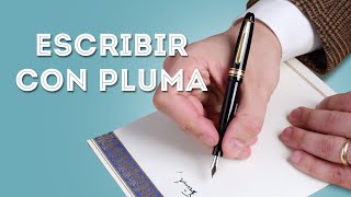 Cómo escribir con pluma [upl. by Ydissak]