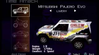 ParisDakar Rally PS2 Gameplay [upl. by Ermey]