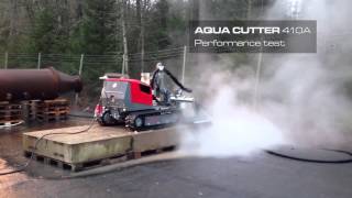 Hydrodemolition  vattenbilning  Aqua Cutter robots by Aquajet Systems [upl. by Forrer]