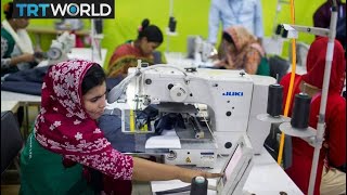 Bangladesh garment industry accounts for 80 of exports  Money Talks [upl. by Yemirej]