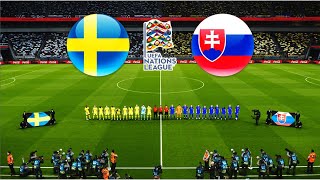 SWEDEN vs SLOVAKIA  UEFA NATIONS LEAGUE 202425 [upl. by Oona]