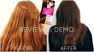 LOréal Casting Creme Gloss DEMO  REVIEW [upl. by Ardnas]