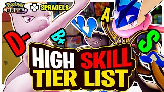 HIGH SKILL Pokemon Unite Tier List [upl. by Pasho]