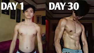 30 Days QUARANTINE PUSH UPS CHALLENGE Epic Transformation [upl. by Opportina]