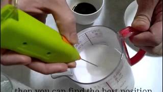 How To Make Latte Art with Mini Milk Frother [upl. by Eladnyl]