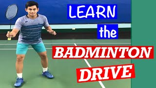 LEARN the BADMINTON DRIVE How to speed up the pace of your game with the drive badmintondrive [upl. by Selym]