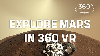 Explore Mars in 360 VR  Mars Curiosity Rover and Mars Perseverance Rover 360 Panoramas [upl. by Ancelin151]