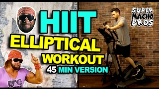 FASTEST WAY TO LOSE WEIGHT  ELLIPTICAL HIIT WORKOUT 45 minute version [upl. by Stearn154]