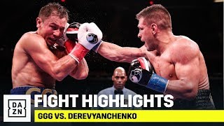 HIGHLIGHTS  GGG vs Sergiy Derevyanchenko [upl. by Viens]