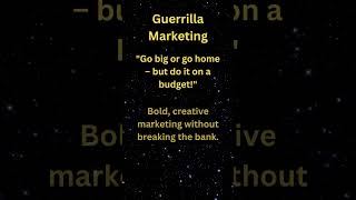 Guerrilla Marketing [upl. by Natty]