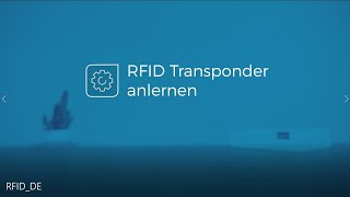 RFID Transponder anlernen [upl. by Nitas]