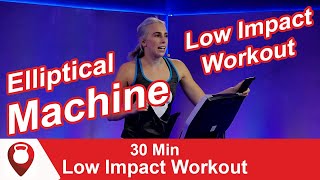 30 Min Elliptical Machine Low Impact Workout  Fitscope Studio [upl. by Ailema]