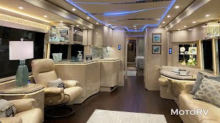 27 Million Super Luxury Prevost Coach [upl. by Laertnom]