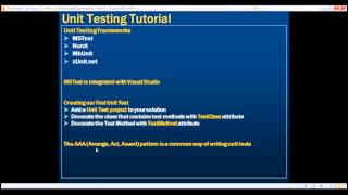 Creating your first unit test [upl. by Neeloj308]