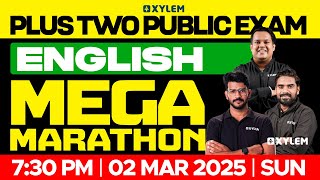 Plus Two Public Exam English  Mega Marathon  Xylem Plus Two [upl. by Danita]