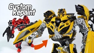 Transformers Custom Repaint  TF4 AOE BUMBLEBEE Studio Series Deluxe Stinger [upl. by Dugald]