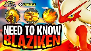 BLAZIKEN Pokemon Unite EVERYTHING You NEED To Know [upl. by Atinid174]