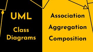 UML Class and Object Diagrams  Association vs Aggregation vs Composition  Geekific [upl. by Erlene]