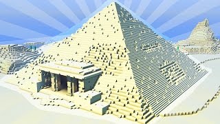 How To Build a PYRAMID in Minecraft CREATIVE BUILDING [upl. by Ettore763]