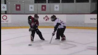 Ringette Skills Video  Dekes [upl. by Hoashis]