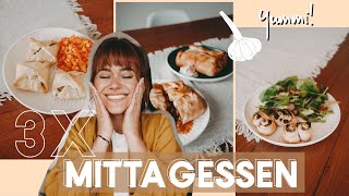 3 schnelle Rezepte fürs Mittagessen mit Blätterteig  vegan amp super einfach [upl. by Thaddeus638]