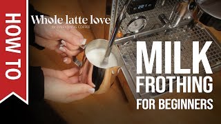 How To Milk Frothing for Beginners 5 Tips [upl. by Letisha335]