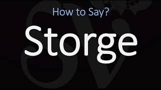 How to Pronounce Storge CORRECTLY LOVE Meaning amp Pronunciation [upl. by Llenyr]