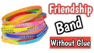 How to make friendship band🥰friendship band making at home friendship day gift idea  DIY BFF Band [upl. by Thema782]