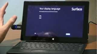 Surface Pro Restore from USB recovery drive [upl. by Leaper]