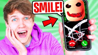 LANKYBOX WATCHES SCARIEST ROBLOX MOVIE EVER AT 3AM I TOLD YOU TO SMILE ROBLOX HORROR STORY [upl. by Nomyar]