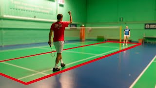 9 Fun Badminton Games On Half A Court [upl. by Mirelle]