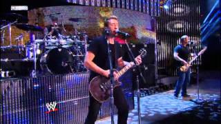 Nickelback Rockstar Live  wwe [upl. by Kee]