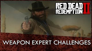 Red Dead Redemption 2 Weapons Expert Challenges Guide [upl. by Vierno]