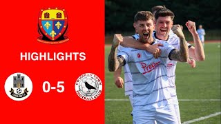 Caerleon 05 Cwmbrân Town  Gwent FA Senior cup  Quarter final highlights [upl. by Mary]