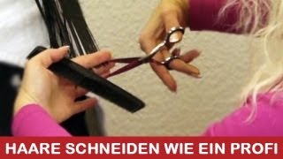 Haare schneiden wie ein Profi I DIY Tutorial Anleitung [upl. by Nomaj]