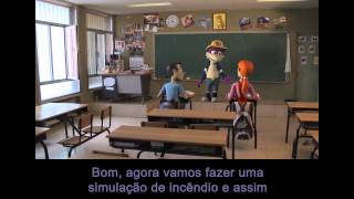 Como evacuar a escola em caso de incêndio [upl. by Belcher]