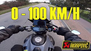 Yamaha MT07  0100 KMH  A235kw [upl. by Amieva]