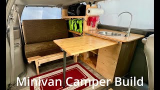 Simple Sturdy Minivan Camper Build [upl. by Llenral]