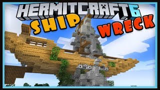 Hermitcraft Season 6 Shipwreck Rock Build Minecraft 113 survival lets play Ep7 [upl. by Guinna505]