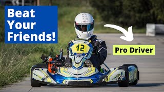 HOW TO WIN GO KARTING  Tips From A Professional Driver Kart Racing For Beginners [upl. by Skipp594]