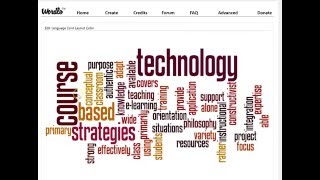 Creating a Word Cloud Using Wordle [upl. by Shawna]