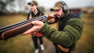 Die Jagd nach der Taube Flinte schießen Lernen vom Profi Schießstand VLOG [upl. by Mattheus]