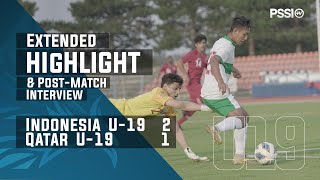 U19 International Friendly Match  Indonesia 2  1 Qatar with PostMatch Interview [upl. by Stephens]